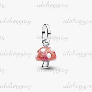 Pandora Glow-in-the-dark Mushroom Dangle Charm